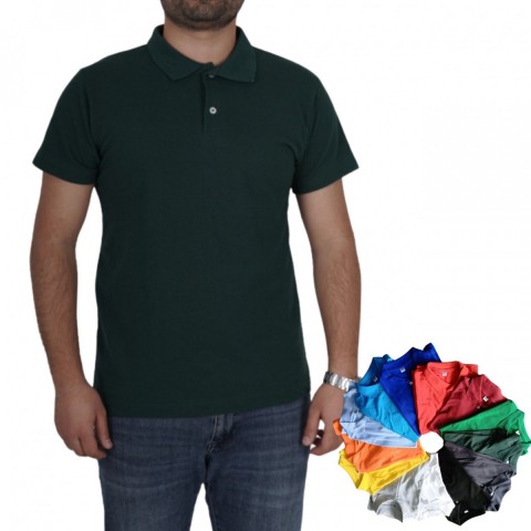 The Effe Toptan Polo Yaka Tişört Yeşil